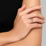 Anel Glee em Prata 925 com Ametista Roxa e Topázios Incolores - Imagem 3