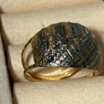 ANEL DOURADO CANETA RODIO PREMIUM