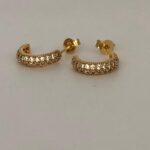 BRINCO ARGOLA PREMIUM COM PEDRAS