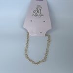 PULSEIRA LOVE ELOS VAZADOS DOURADA