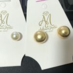 BRINCOS PEROLA DOURADO