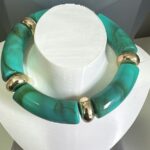 PULSEIRA RESINA VERDE LUXO