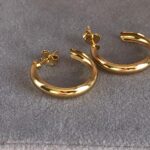 BRINCO ARGOLA CLÁSSICA ELEGANCE GOLD