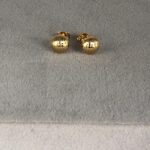 BRINCO BOTÃO PREMIUM DOURADO