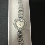 RELÓGIO CRAVEJADO CORAÇÃO   GLD PRT